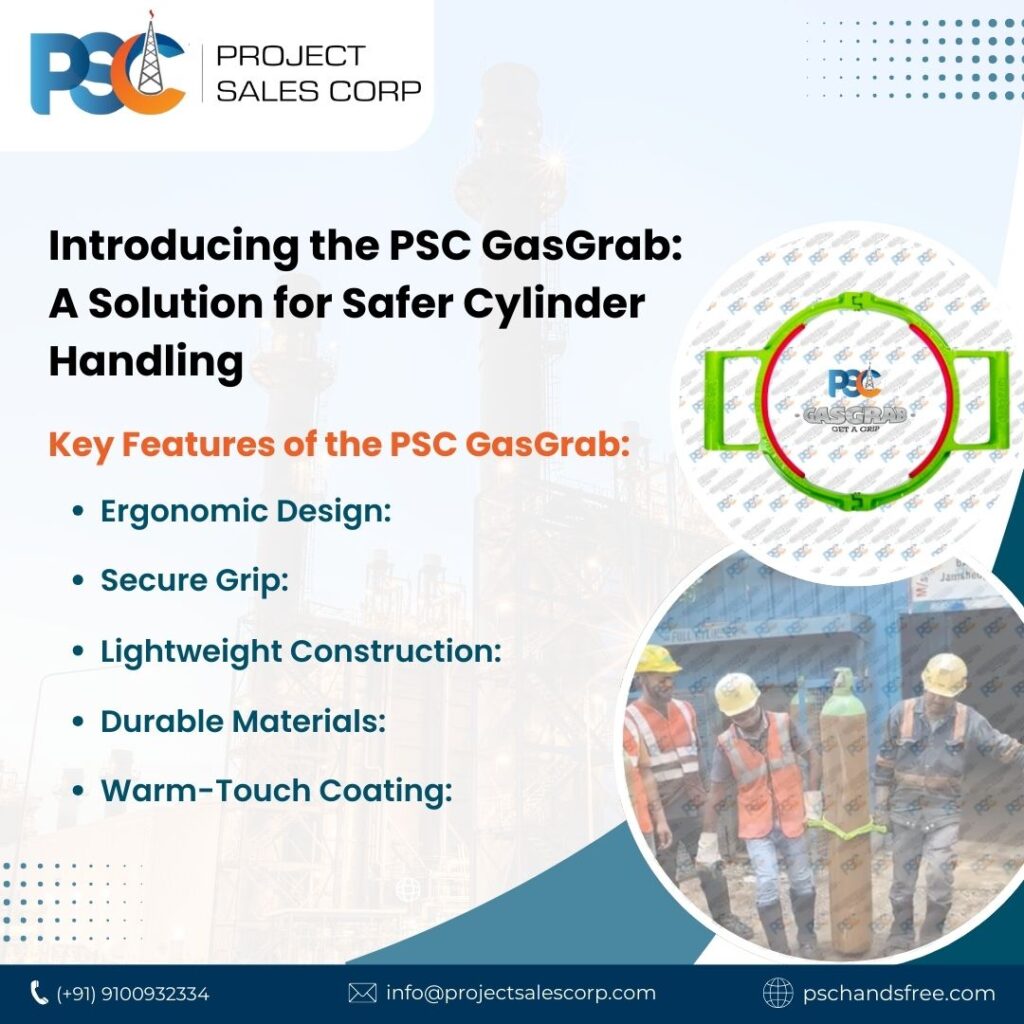 PSC GasGrab  PSC Hand Safety India - No Touch Hands Free Hands Off Safety Tool