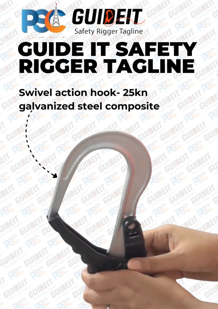 PSC GUIDE IT SAFETY RIGGER TAGLINE | PSC Hand Safety - No Touch Hands Free Hands Off Safety Tools