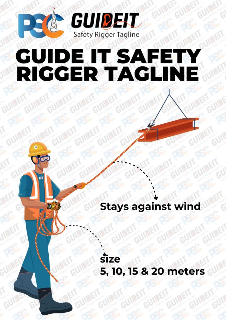 PSC GUIDE IT SAFETY RIGGER TAGLINE | PSC Hand Safety - No Touch Hands Free Hands Off Safety Tools