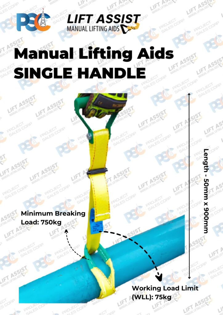 PSC LIFT ASSIST MANUAL LIFTING AIDS | PSC Hand Safety - No Touch Hands Free Hands Off Safety Tools