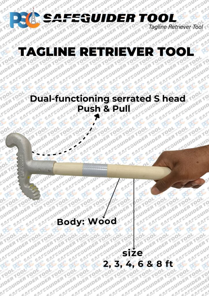PSC SAFEGUIDER & TAGLINE RETRIEVER TOOL | PSC Hand Safety - No Touch Hands Free Hands Off Safety Tools