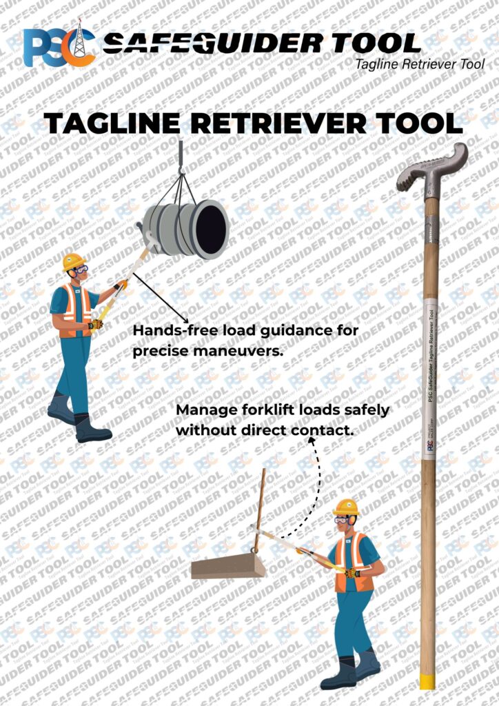 PSC SAFEGUIDER & TAGLINE RETRIEVER TOOL | PSC Hand Safety - No Touch Hands Free Hands Off Safety Tools