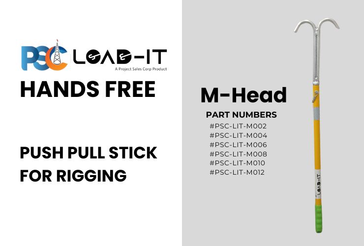 PSC Load-It® Hands Free | Push Pull Stick/Tool/Pole for Rigging