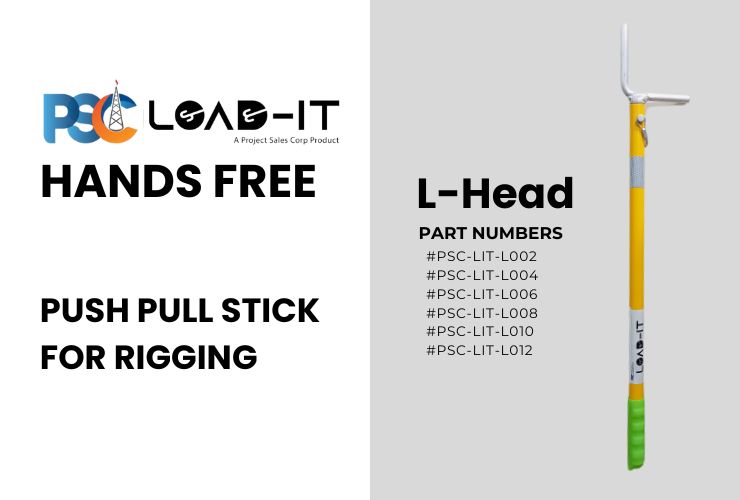 PSC Load-It® Hands Free | Push Pull Stick/Tool/Pole for Rigging