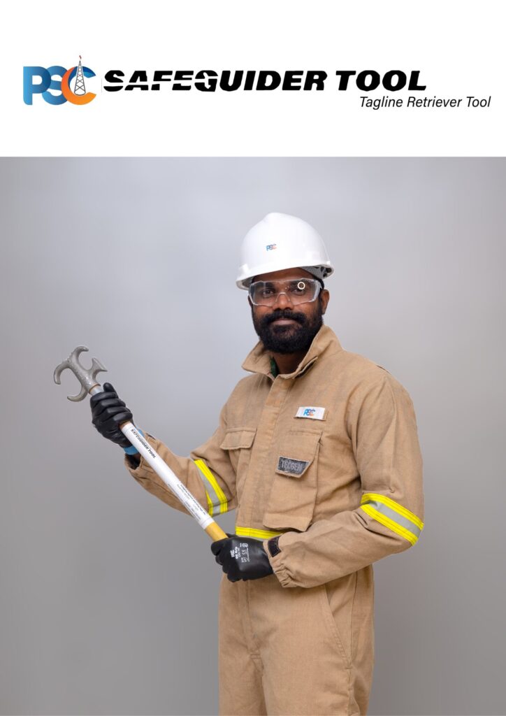 PSC SAFEGUIDER & TAGLINE RETRIEVER TOOL | PSC Hand Safety - No Touch Hands Free Hands Off Safety Tools
