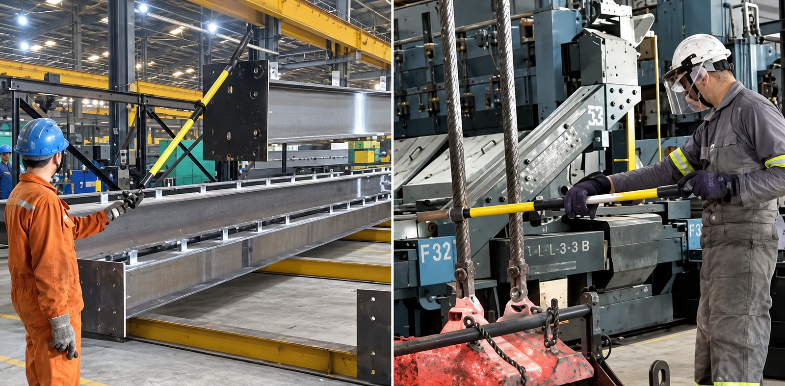 PSC hands free safety tool used for industrial material handling